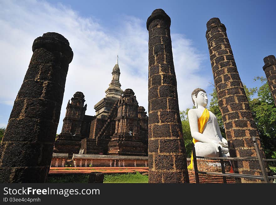 Ancient Pagoda Siam at Lamphun, Thailand. Ancient Pagoda Siam at Lamphun, Thailand