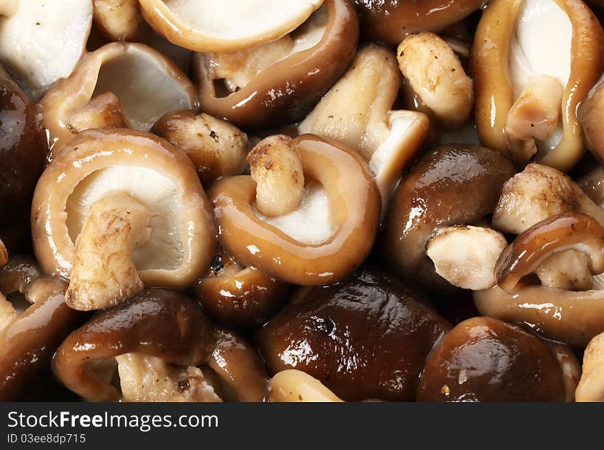 An image fresh button mushrooms