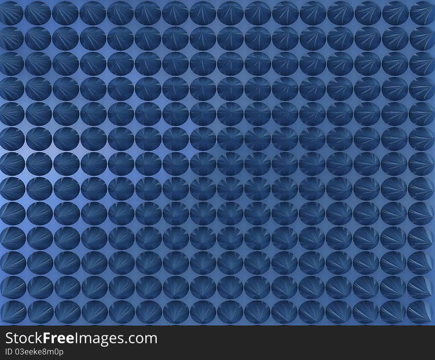 Background 3d illustration  cone pattern