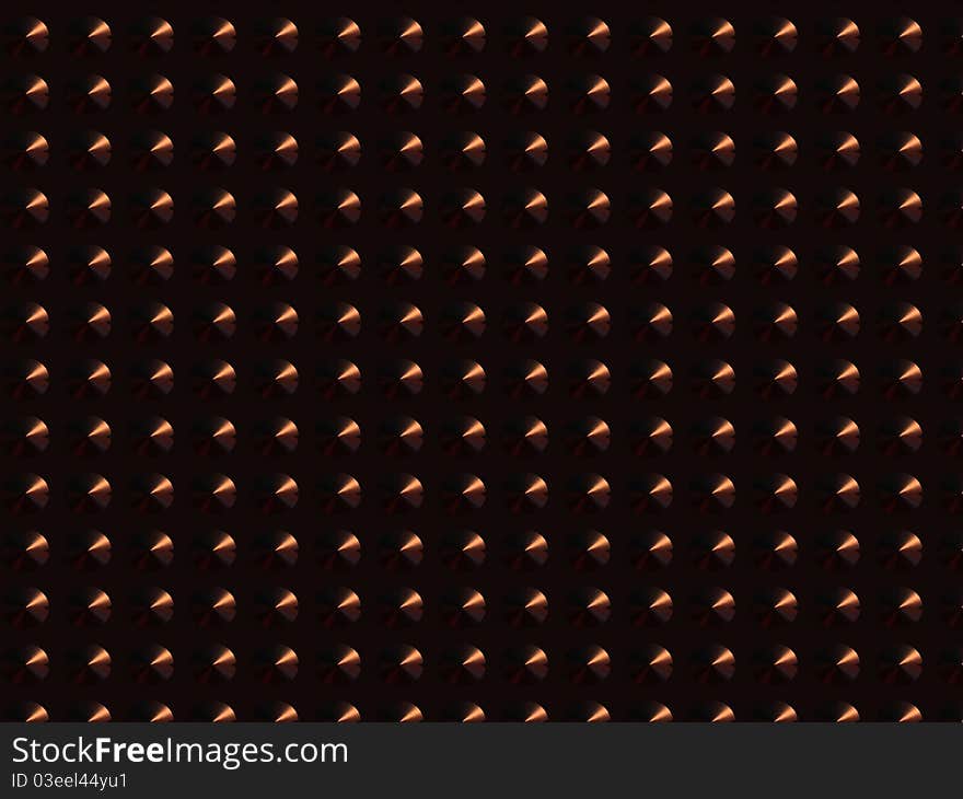 Background 3d illustration cone pattern