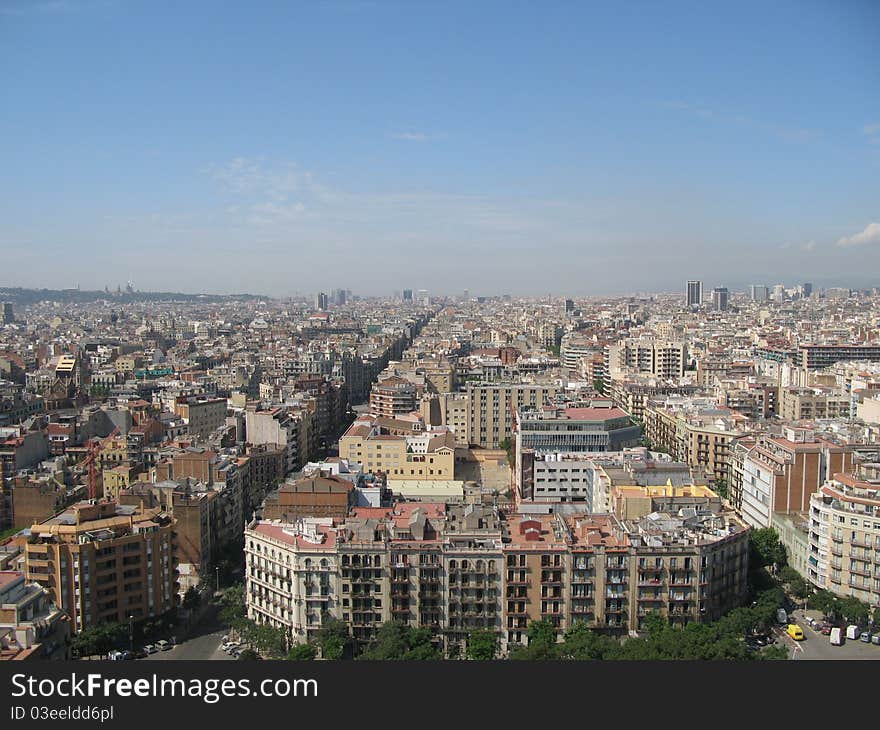 View from Sagrada Familia