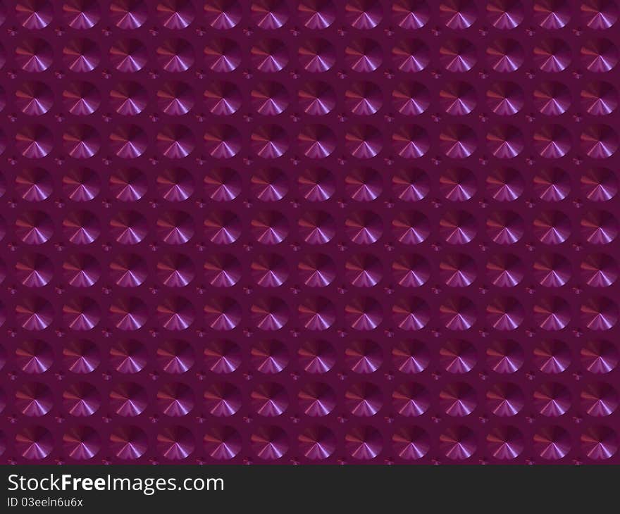 Background 3d illustration cone pattern