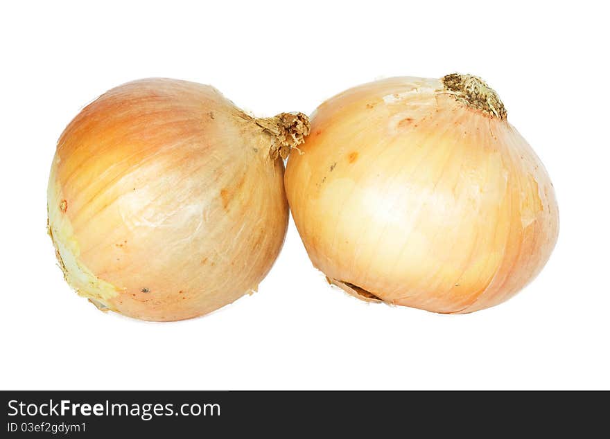 Pair of onions /w clipping path