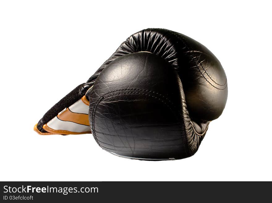 Boxing gloves on a neutral background. Boxing gloves on a neutral background