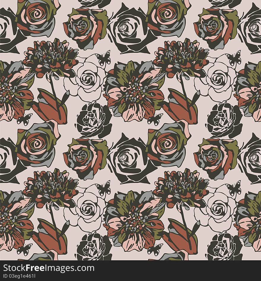 Floral Seamless Texture