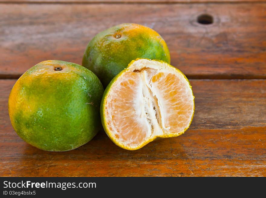 Orange on the  tabal