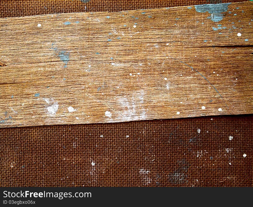 Old dirty wooden wall with grunge board. Old dirty wooden wall with grunge board