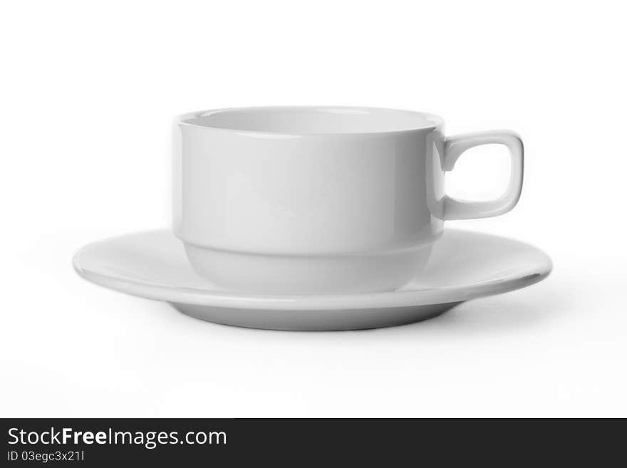 White mug isolated on white. White mug isolated on white