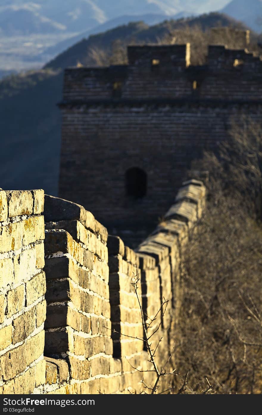 China great wall, architecture, ancient building. China great wall, architecture, ancient building