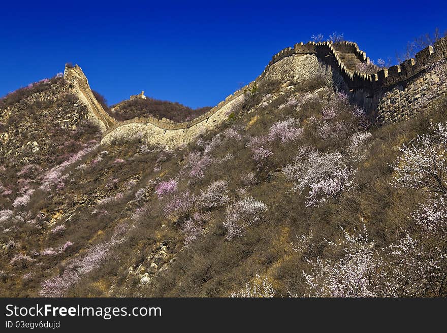 China great wall, architecture, ancient building