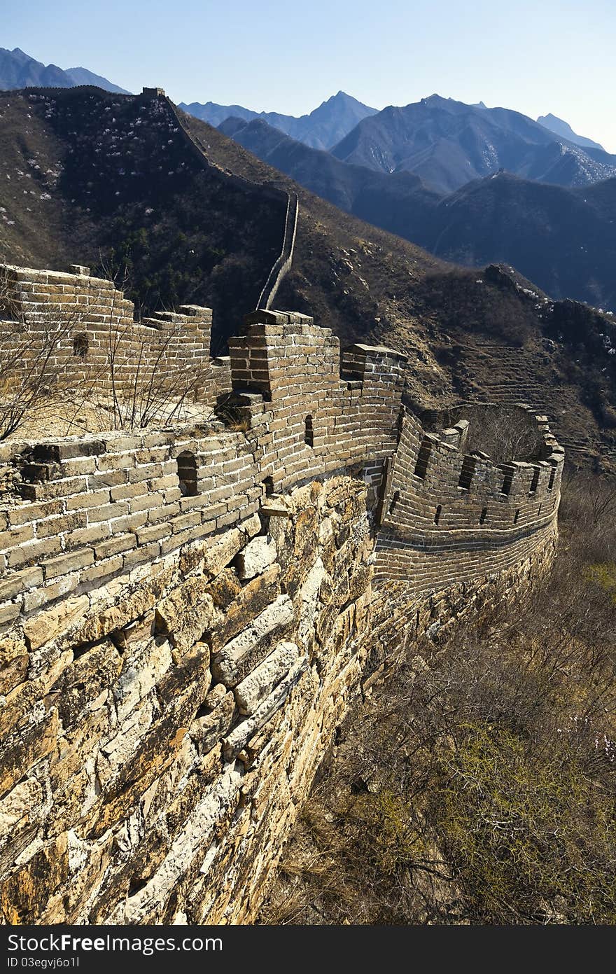 China great wall, architecture, ancient building