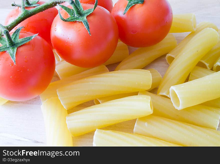 Italian pasta and tomato