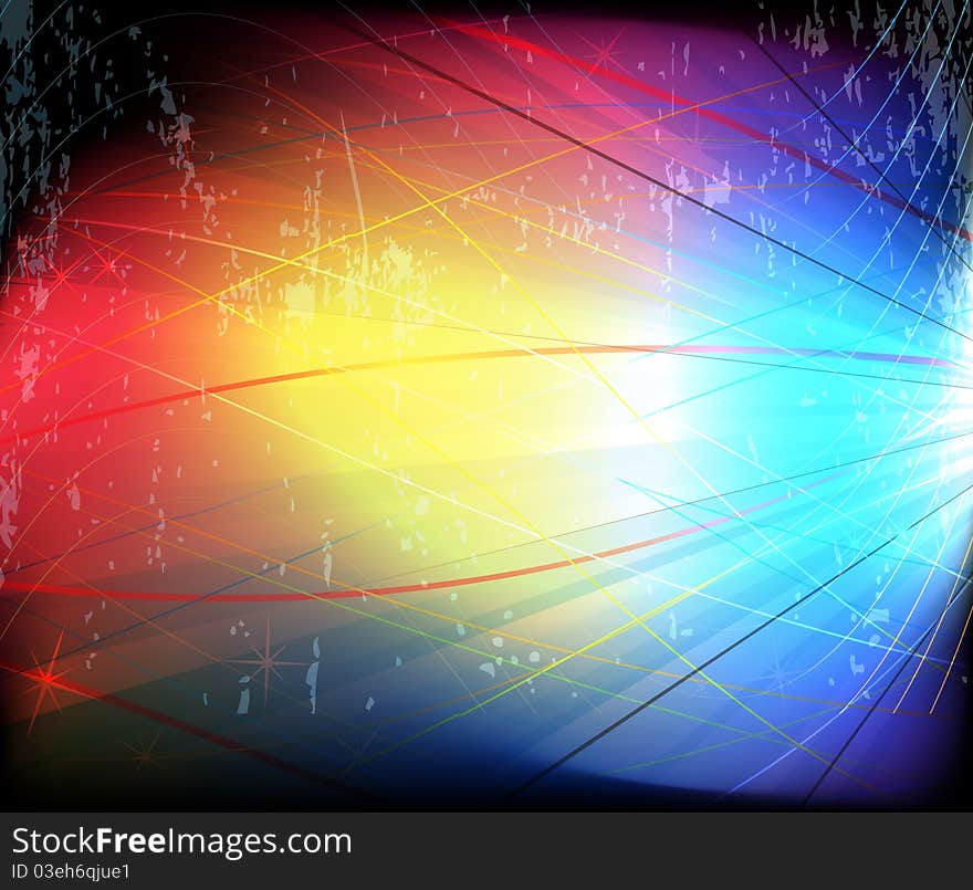 Abstract spectral background