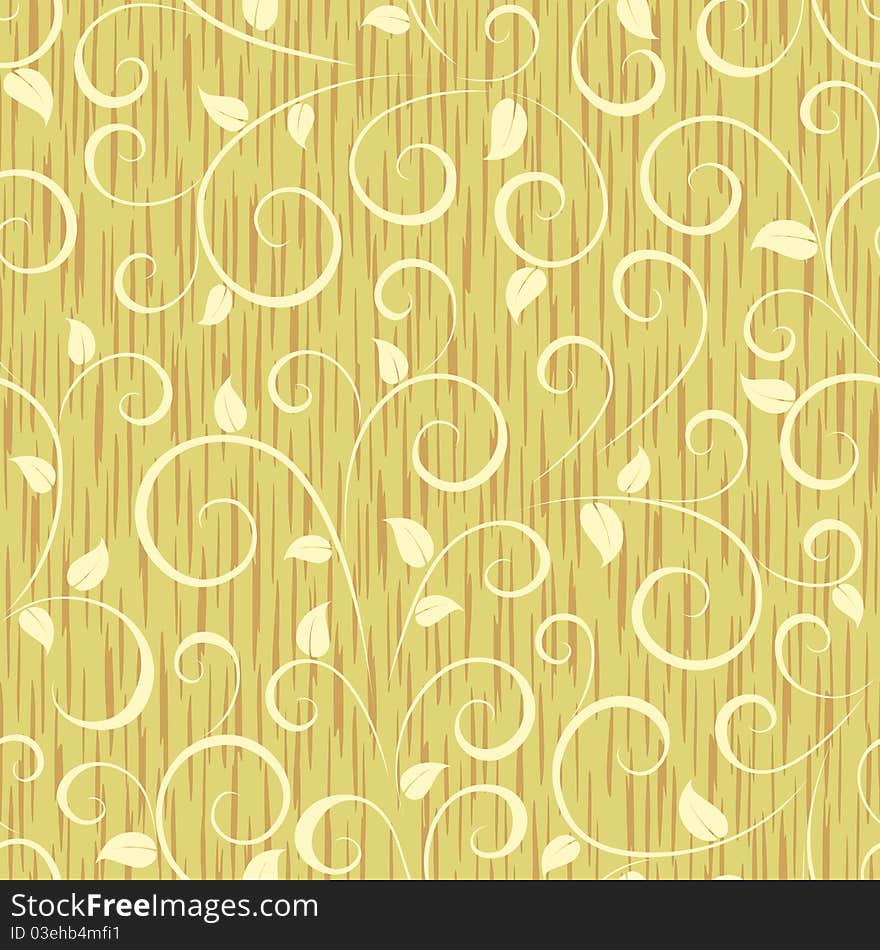 Floral abstract seamless background pattern