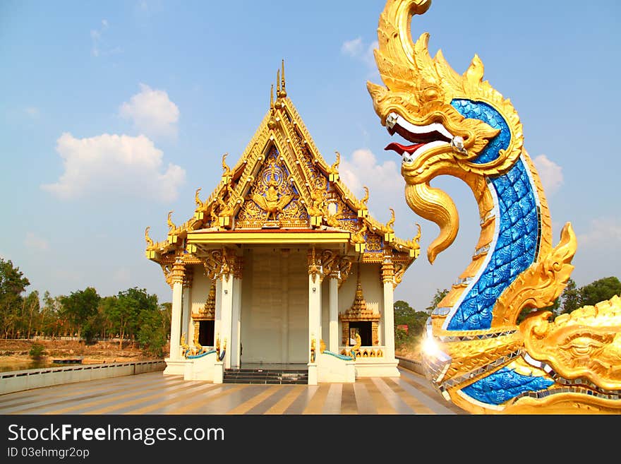 Buddhist temple in northern of Thailand