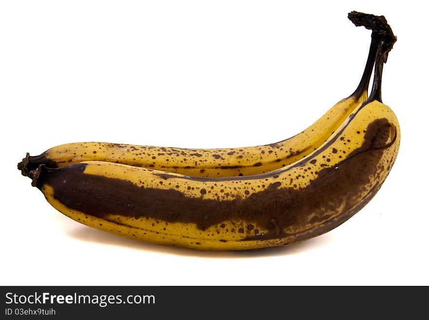 Picture of two old bananas