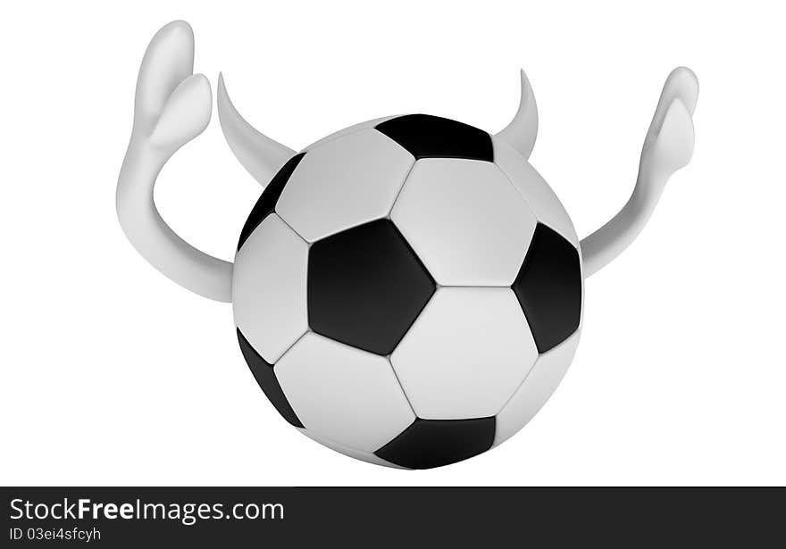 Soccer Ball character