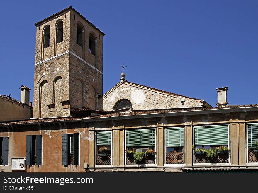 Venice, church in Veneto, Italy, Europe