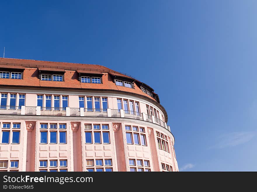 Old historical buildings in Leipzig