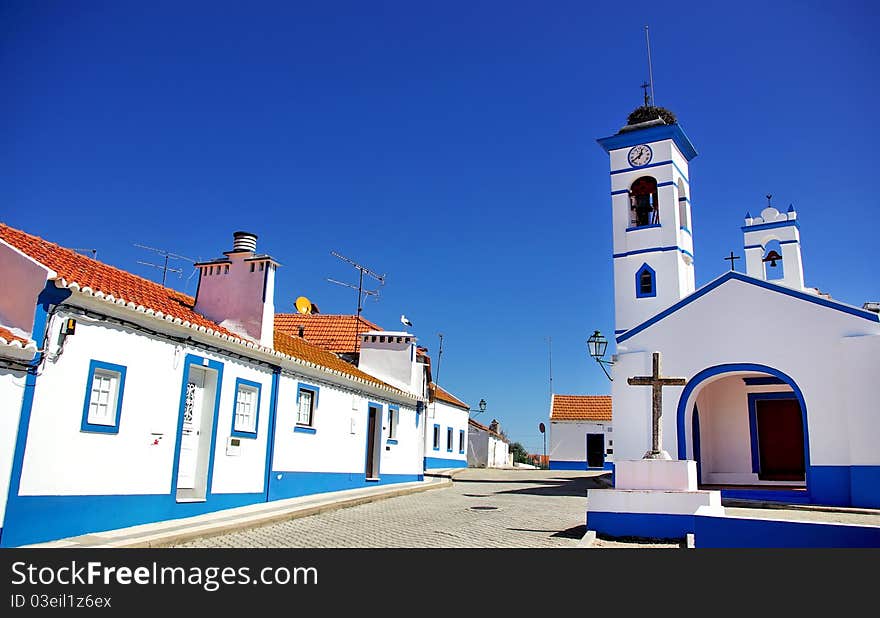 Santa susana village, alentejo region, Portugal. Santa susana village, alentejo region, Portugal.