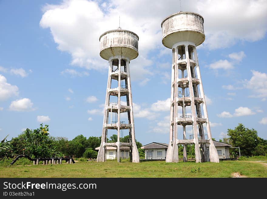 Twin Water Tanks