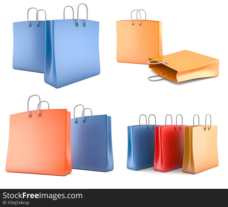 Set of shopping bags