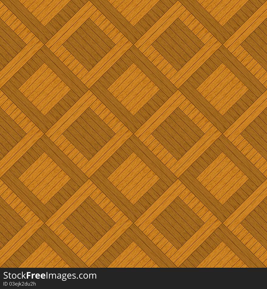 Wooden square brown parquet, seamless  background. Wooden square brown parquet, seamless  background