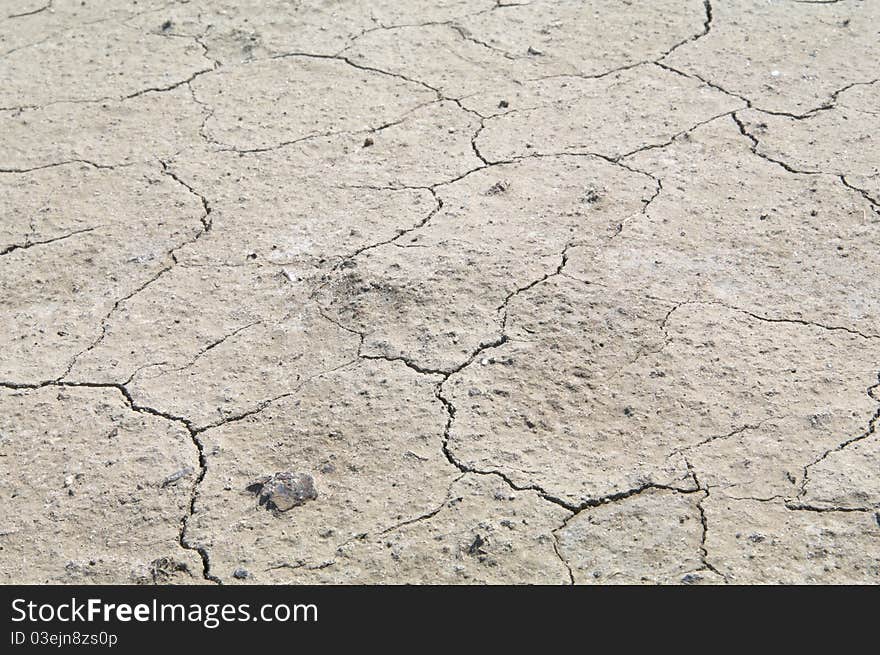 The texture is dry waterless land with cracks. The texture is dry waterless land with cracks