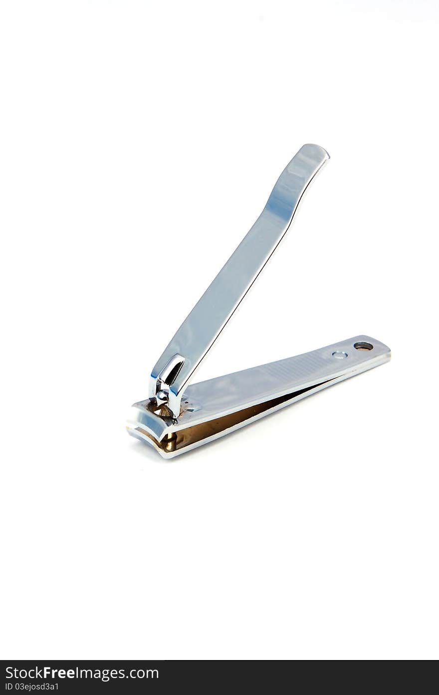 Nail clippers isolated on white background