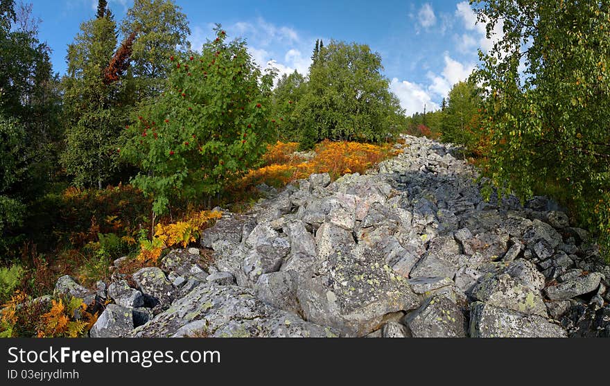 The stone river.