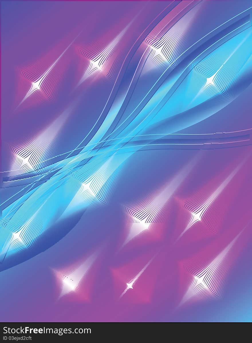 Beautiful bright abstract background. illustration