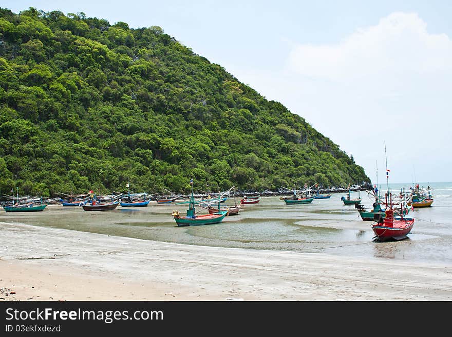 The sea where Huahin