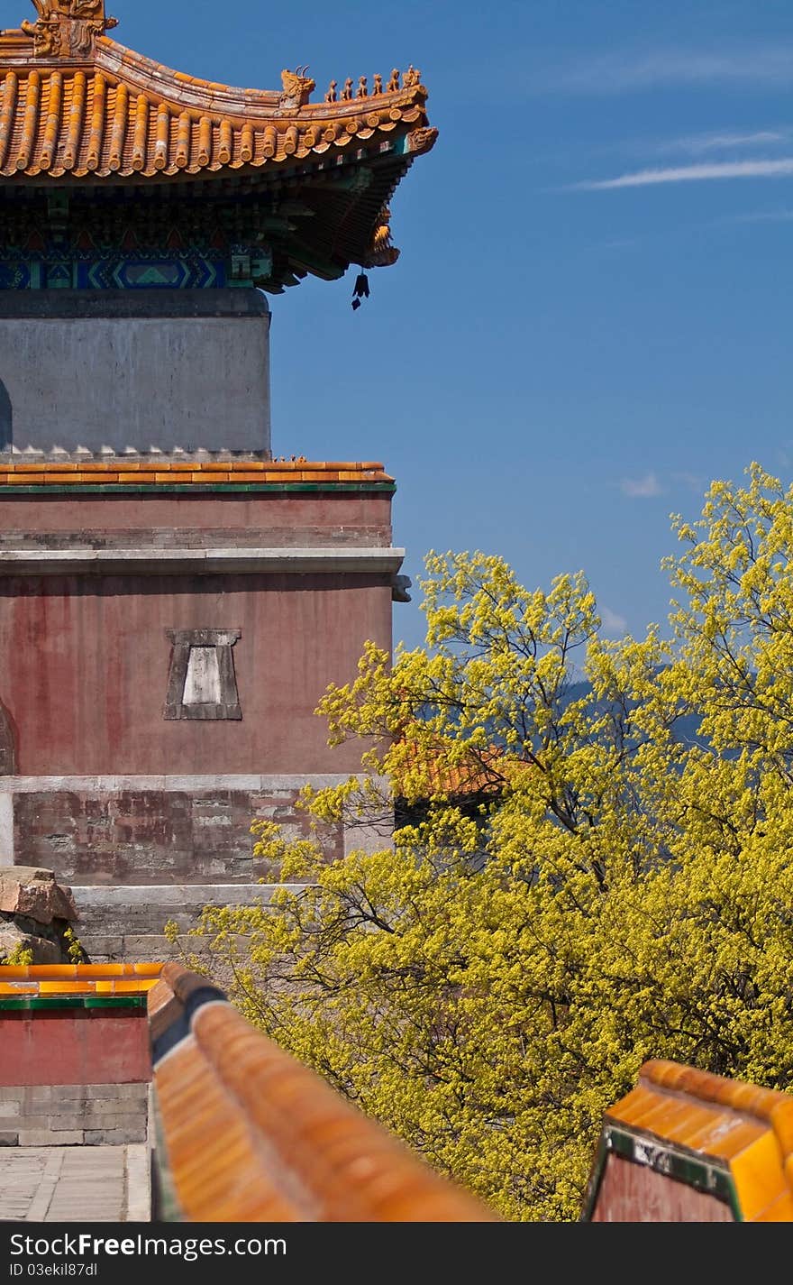 Old Pagoda in The Summer palace, Beijing, China