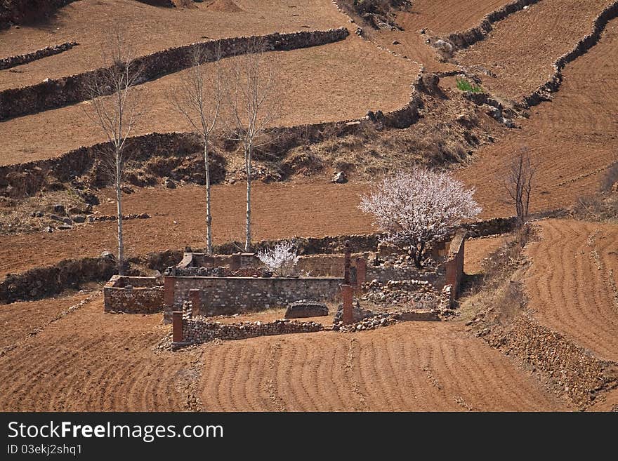 Beautiful mountain landscape in the Great Wall area, China. Beautiful mountain landscape in the Great Wall area, China