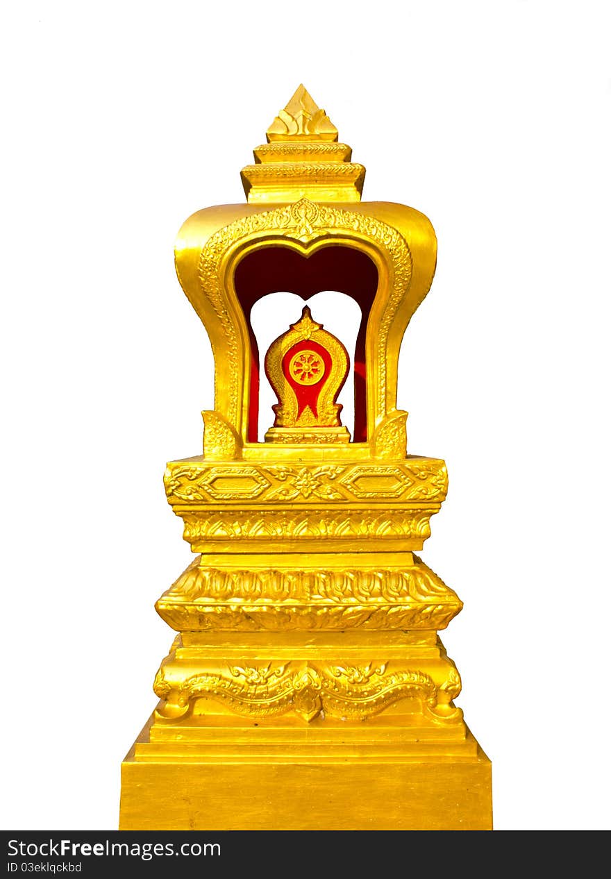 Boundary marker of a temple