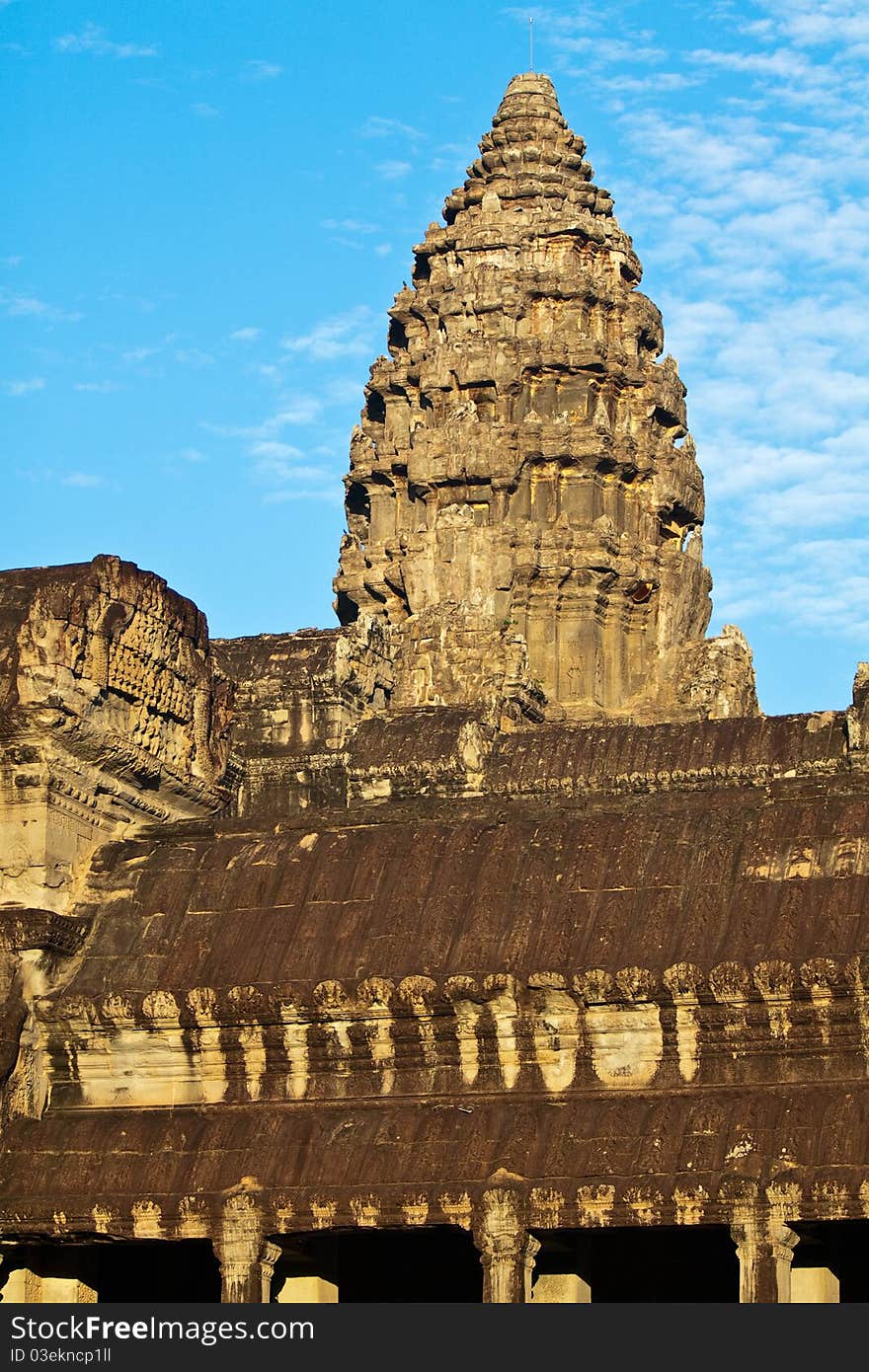 Asian temple ruins near in Angkor Wat, Cambodia