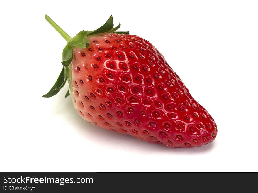 Fresh Strawberry isolated on white