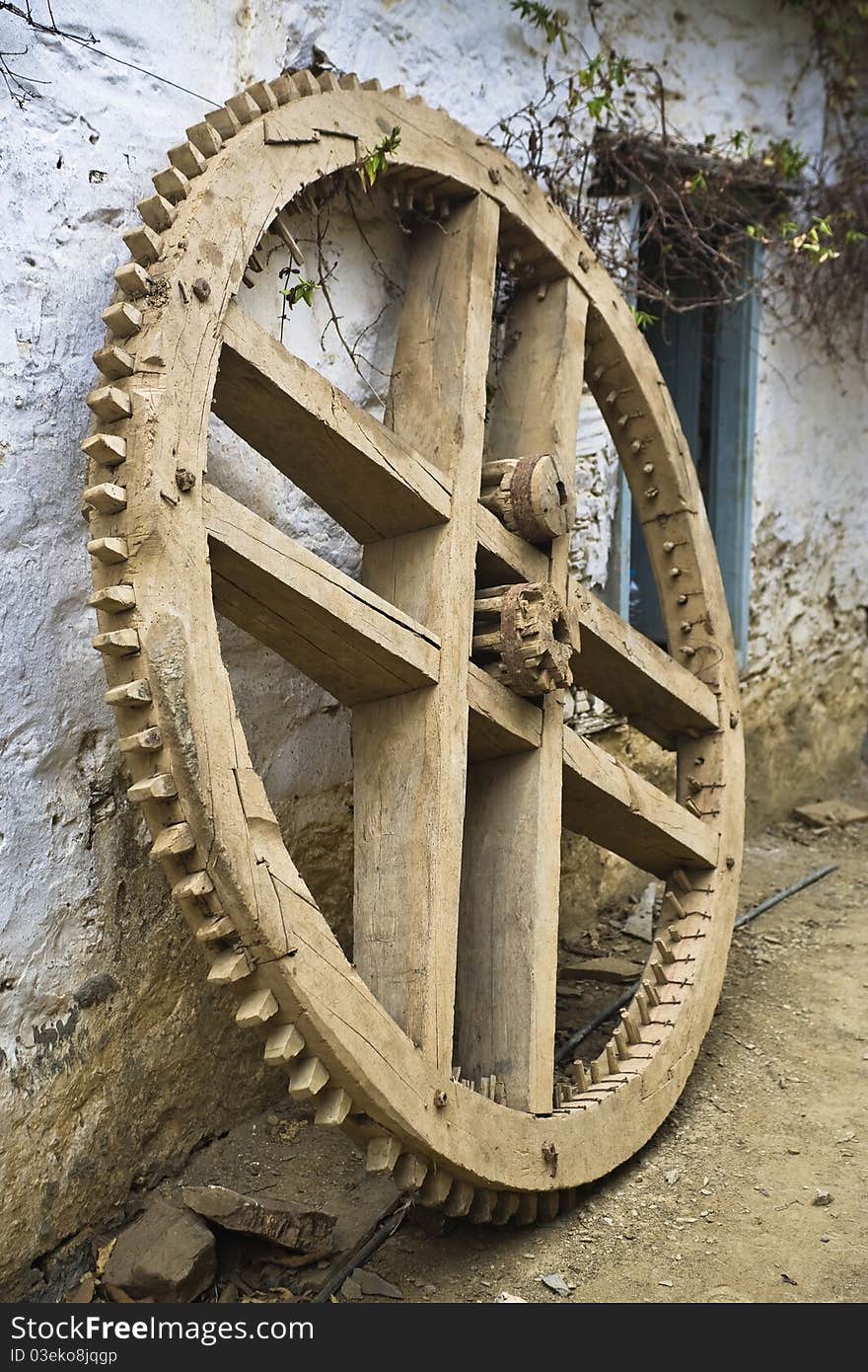 Wooden Cogwheel