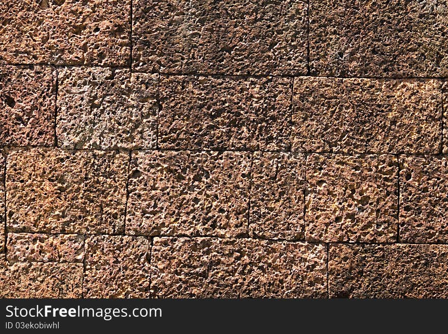 Background of old stone wall texture