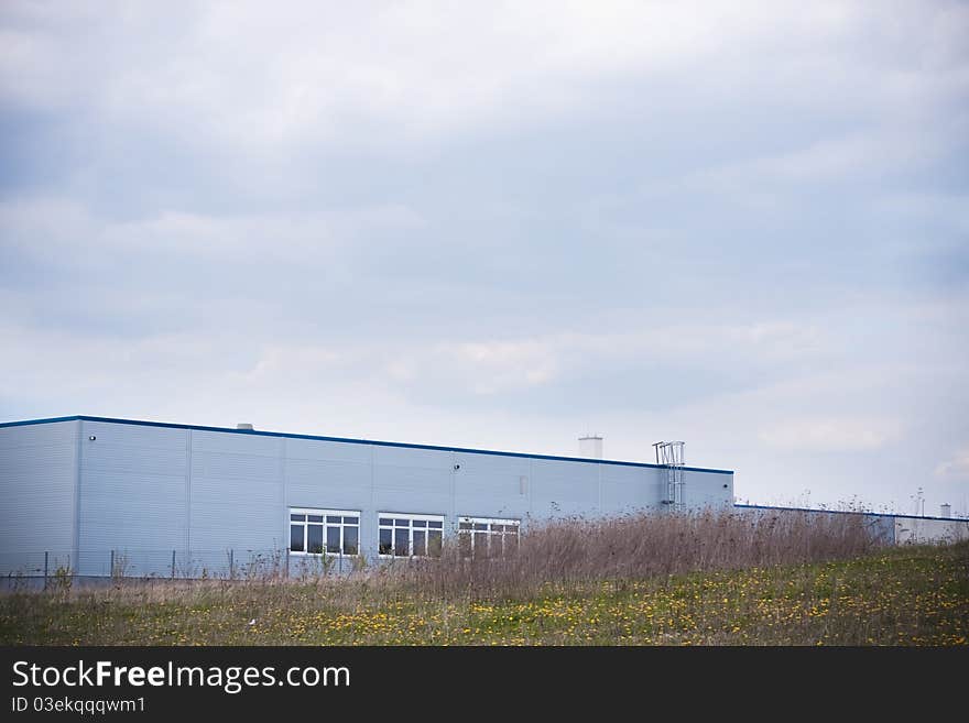 Manufacture stockroom modern building