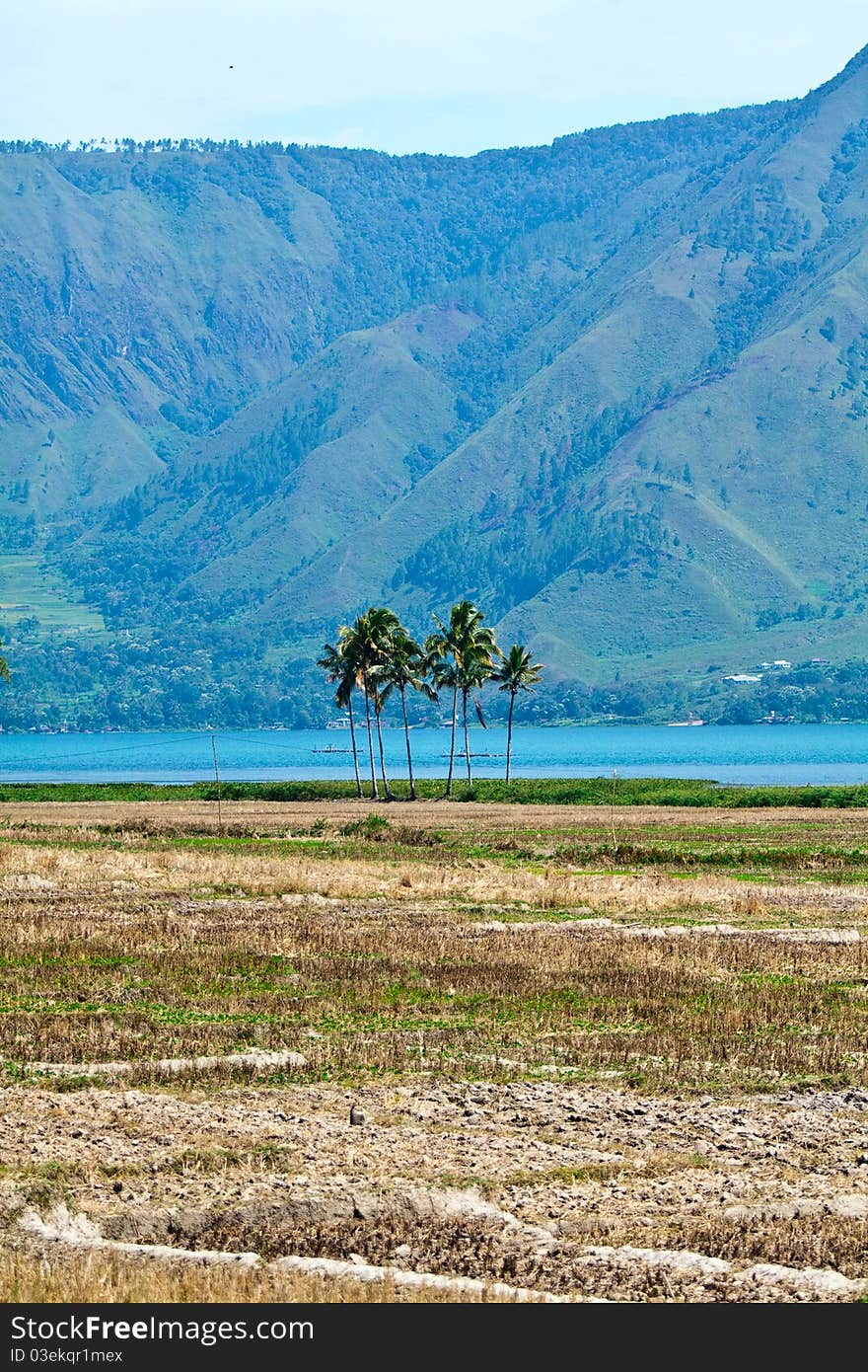 Lake Toba landscape, Samosir island, Sumatra, Indonesia