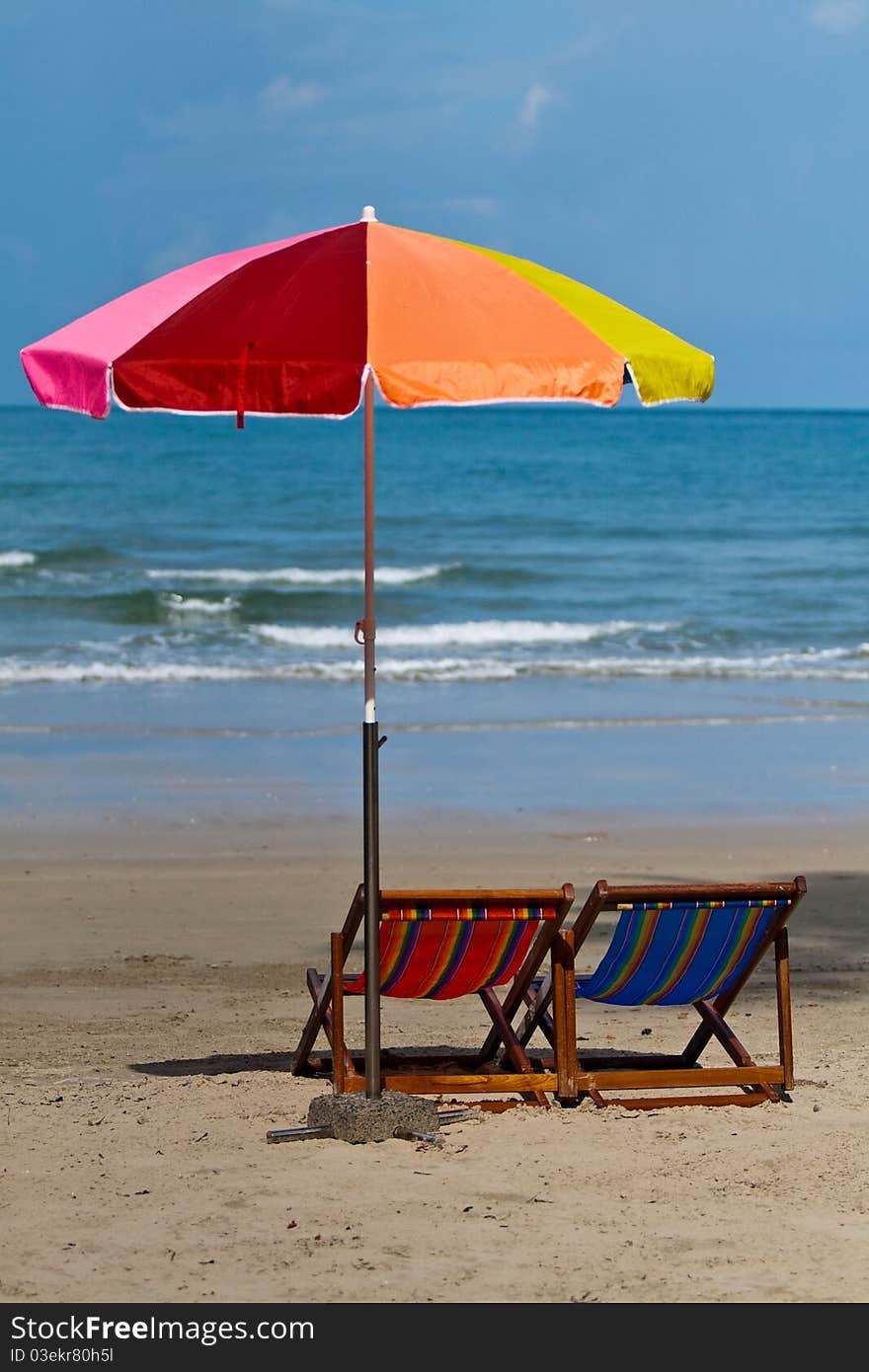 Landscape photo of tranquil island beach