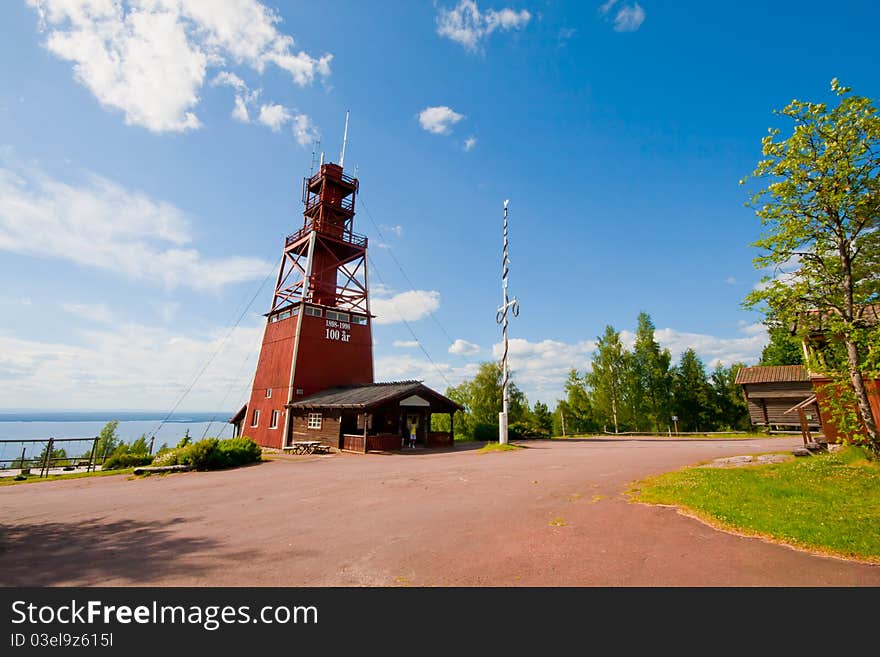 A view out over Siljan, a lake in Dalarna, Sweden. A view out over Siljan, a lake in Dalarna, Sweden