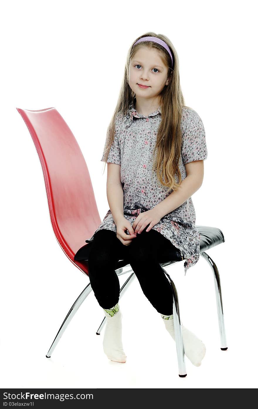 Girl on the chair