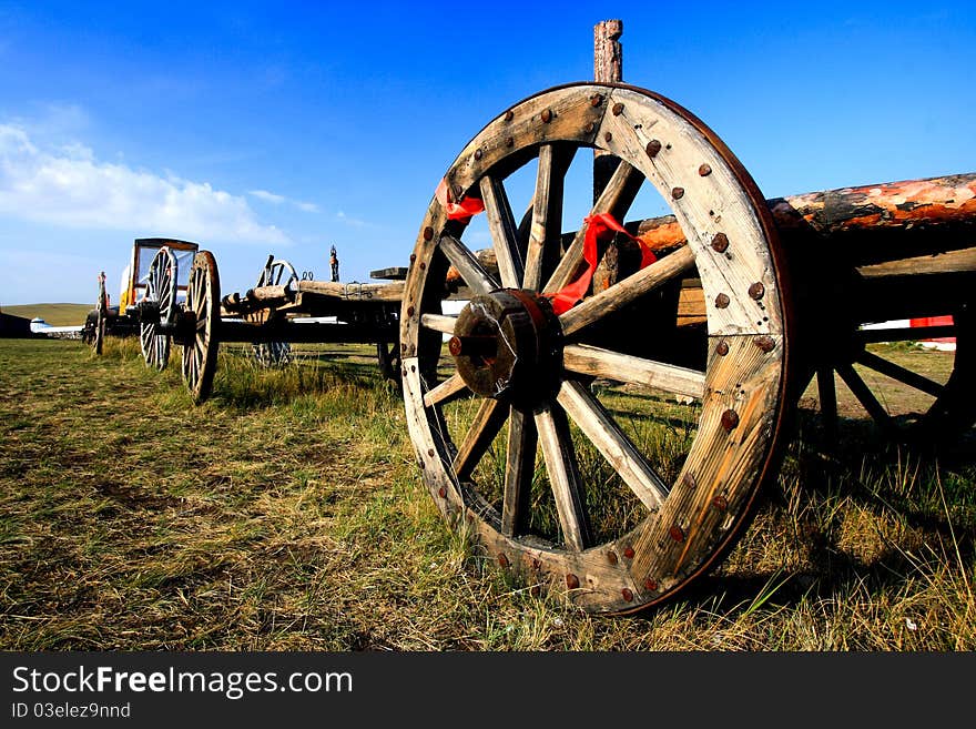 Migration transport in Inner Mongolia, use to migrate from one place to another.