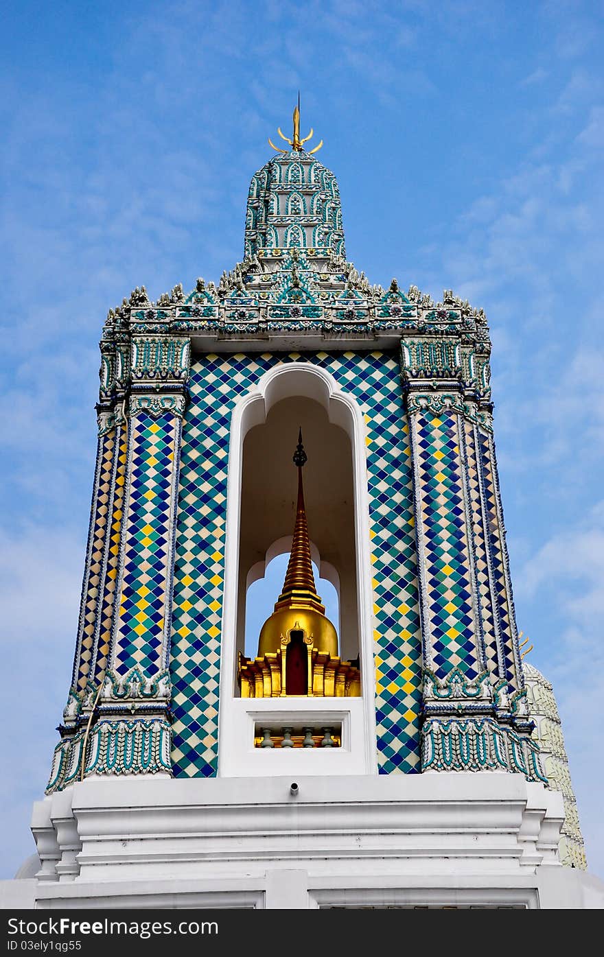 Golden bell tower