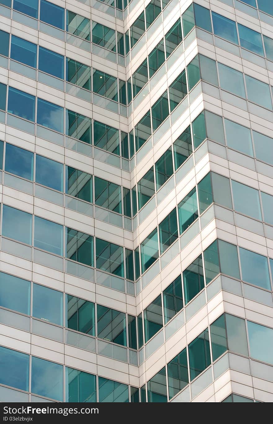 Office Window reflection