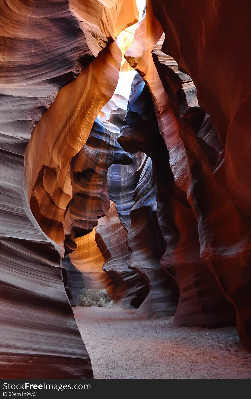 Upper Antelope Canyon, Page, AZ. Upper Antelope Canyon, Page, AZ