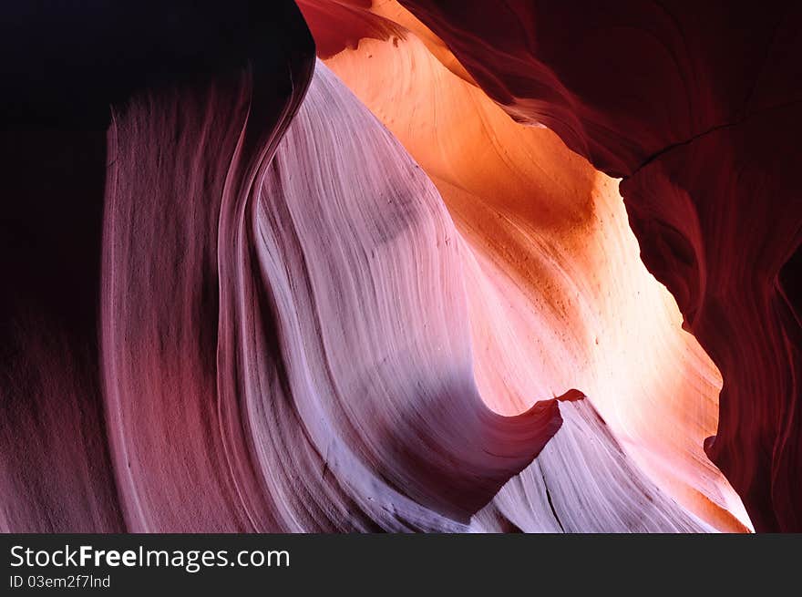 Upper Antelope Canyon, Page, AZ. Upper Antelope Canyon, Page, AZ