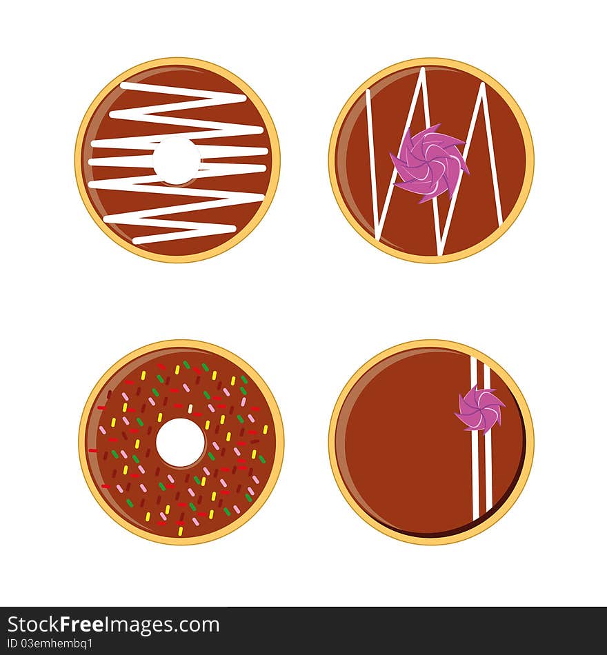 Donuts set created by  with variant